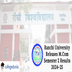 Ranchi University Releases M.Com Semester 2 Results 2024-25: Check Details Here